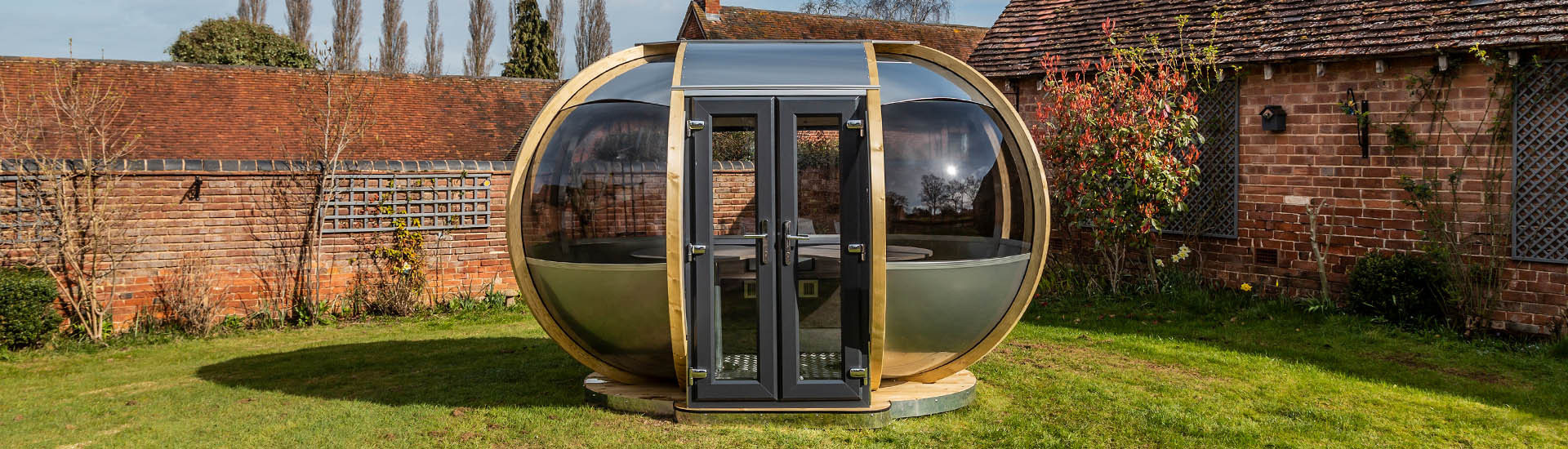 Ornate Garden Pod Medium Ovalhouse Garden Room