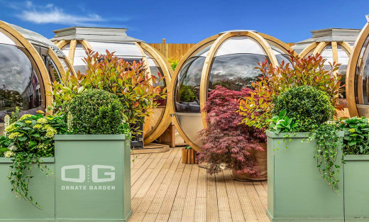 Ornate Garden Pods Chelsea Flower Show