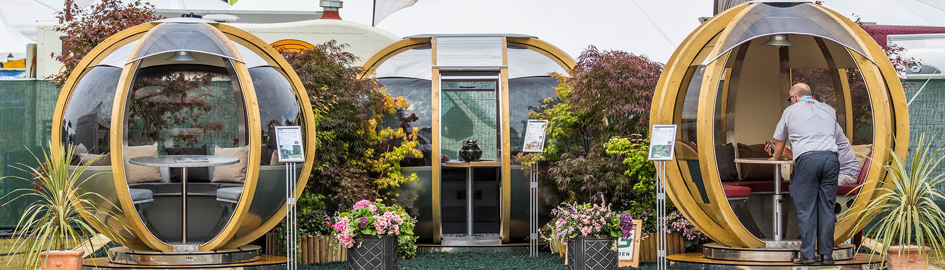 Ornate Garden Pods RHS Flower Show Tatton Park