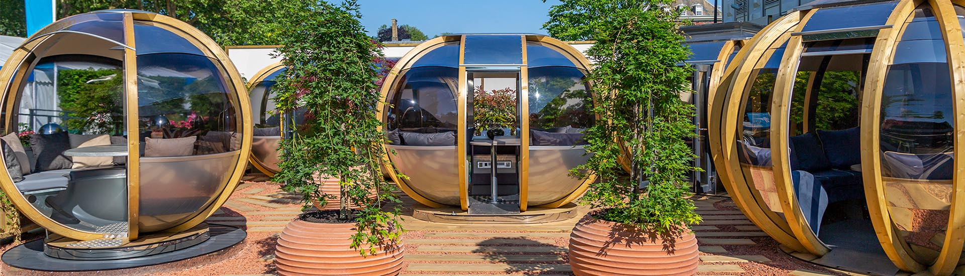 Ornate Garden Pods RHS Chelsea Flower Show 2024