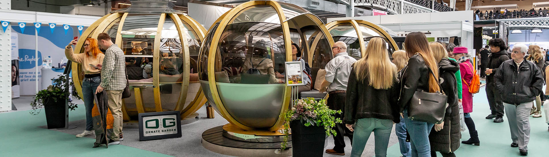 Ornate Garden Pods Ideal Home Show 2024