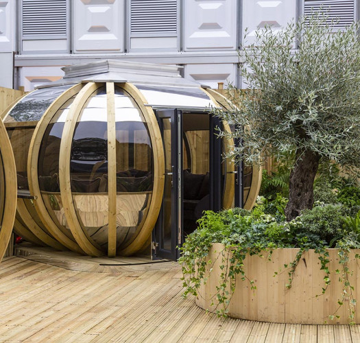 Ornate Garden Pods RHS Chelsea Flower Show 2021