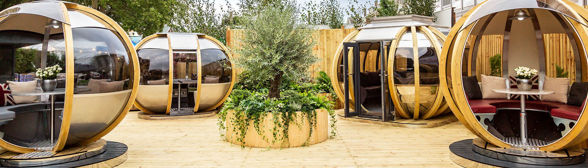 Ornate Garden Pods RHS Chelsea Flower Show 2021