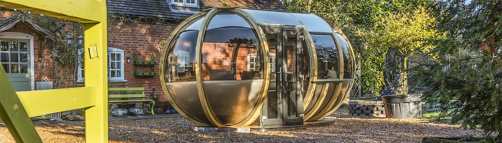 Ornate Garden Pods at the Homebuilding & Renovating Show