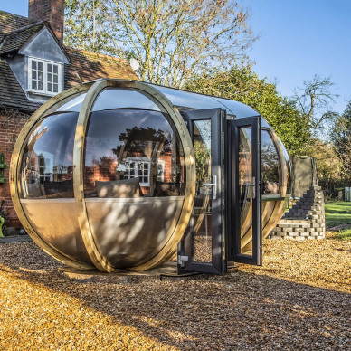 Off Set Ovalhouse Garden Pod by Ornate Garden