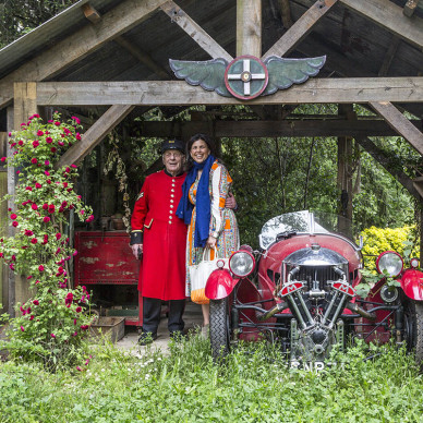 Ornate Garden Exhibiting RHS Chelsea Flower Show