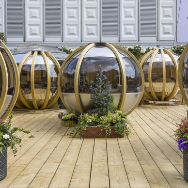 Ornate Garden Exhibiting RHS Chelsea Flower Show