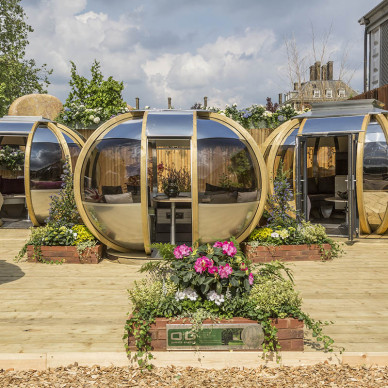 Ornate Garden Exhibiting RHS Chelsea Flower Show