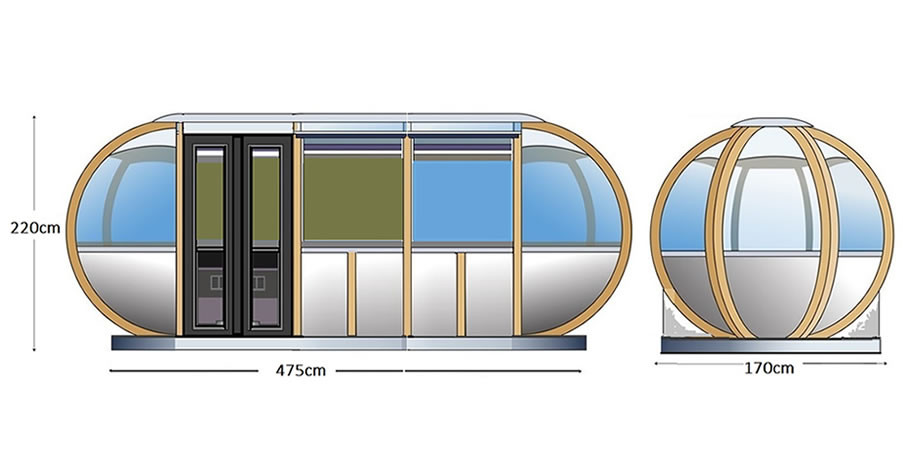 Ovalhouse Bar Garden Pod
