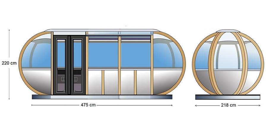 Ovalhouse Bar Garden Pod